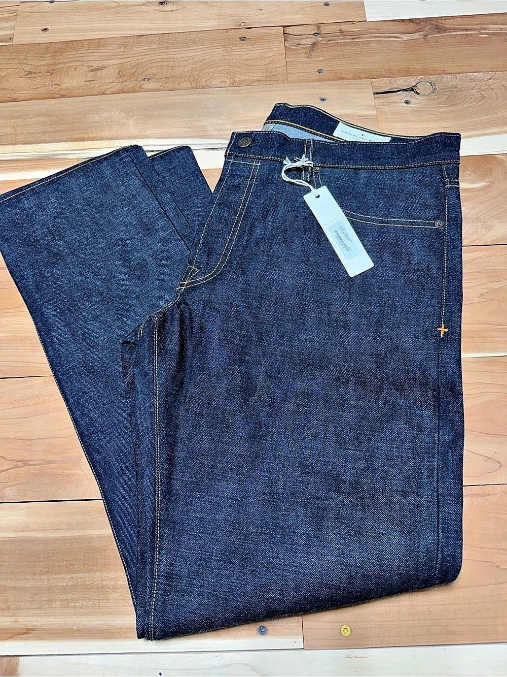 Imogene + Willie Charlie Indigo Rigid JP Jeans Size 38 NWT